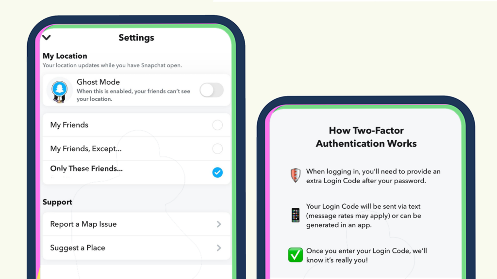 Snapchat settings guide